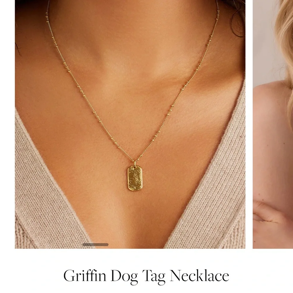 Gorjana Griffin Dog Tag Necklace - Picture 5 of 5